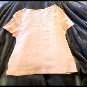 Women’s American Eagle Outfitters Cropped Scoop Neck Top